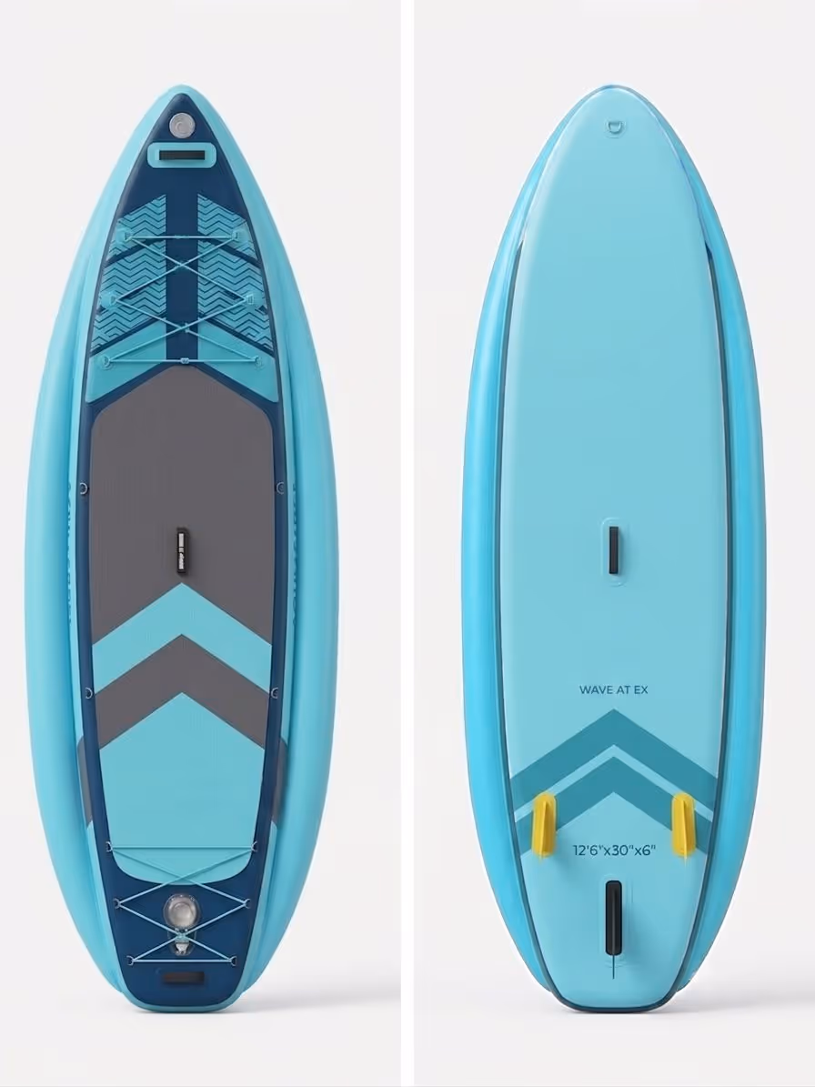 Inflatable Fishing SUP side view