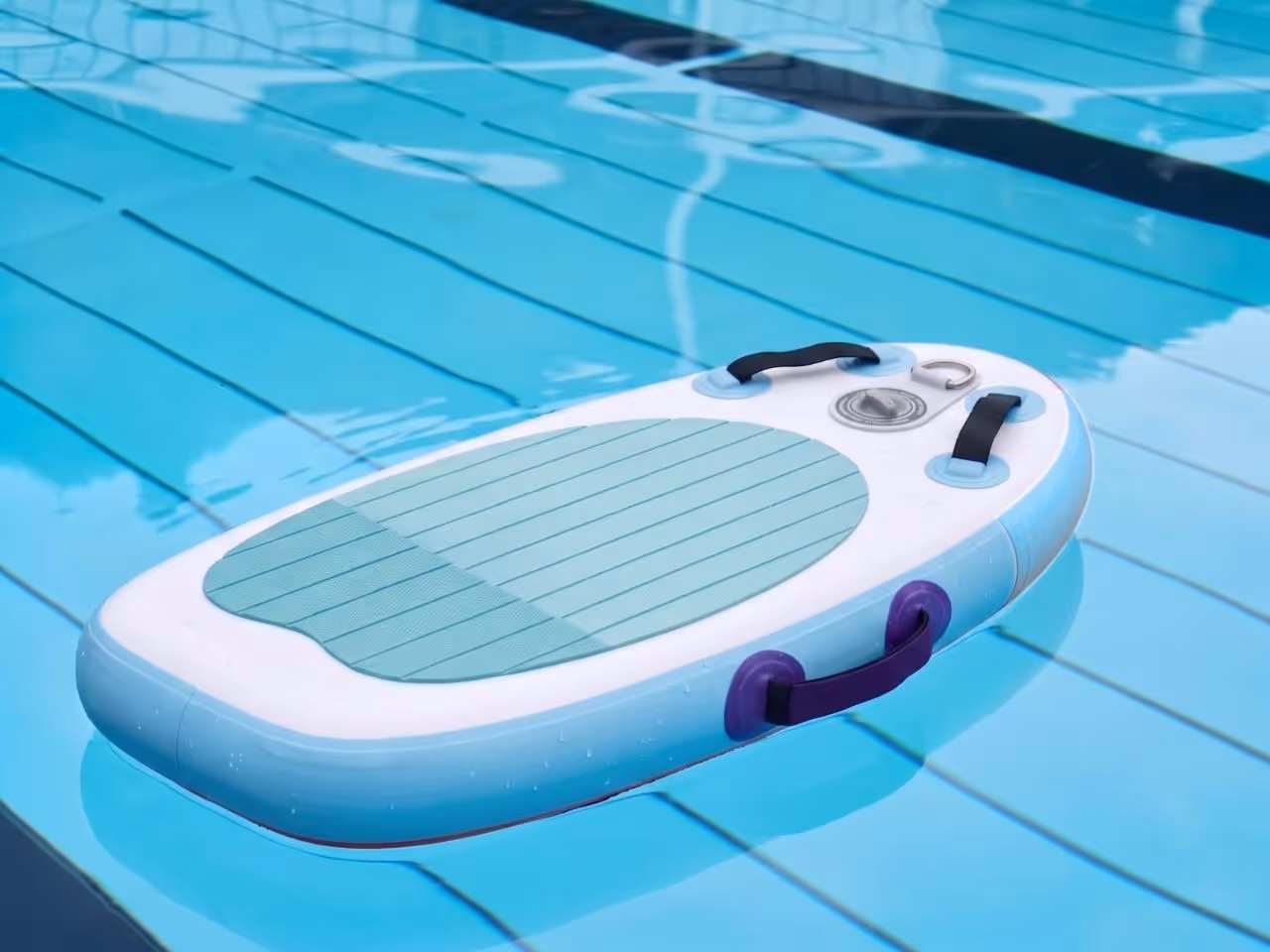 Mini SUP in use